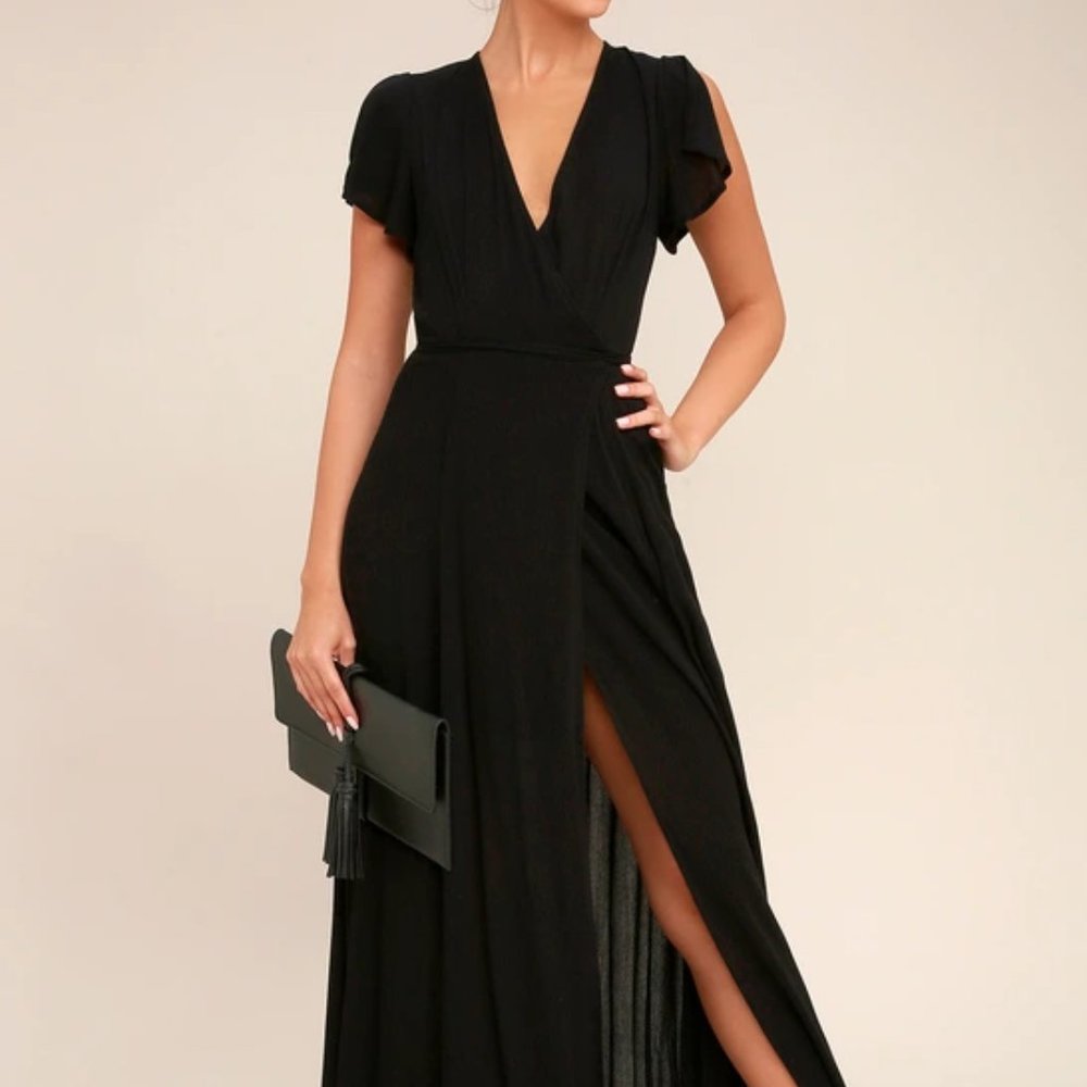 Lulus - Black Maxi Dress